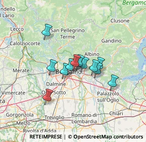 Mappa Via San Gottardo, 24125 Bergamo BG, Italia (8.8125)