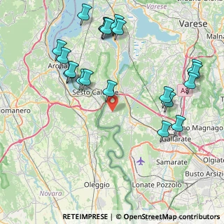 Mappa Via della Volta, 21100 Golasecca VA, Italia (9.6375)