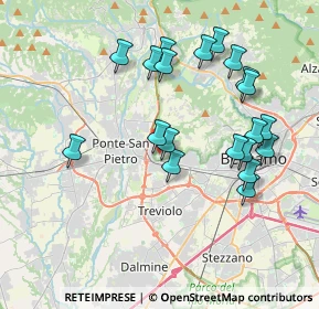 Mappa Via Colle Lochis, 24030 Mozzo BG, Italia (3.835)