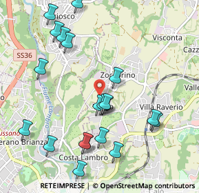 Mappa Via Don Dionigi Clerici, 20842 Besana in Brianza MB, Italia (1.11)