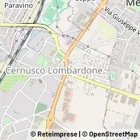 Kaart Cernusco Lombardone