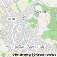 Map Albano Sant'Alessandro