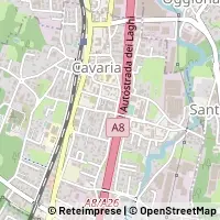 Hartă Cavaria con Premezzo