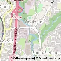 地图 Oggiona Con Santo Stefano