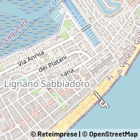 Mapa Lignano Sabbiadoro