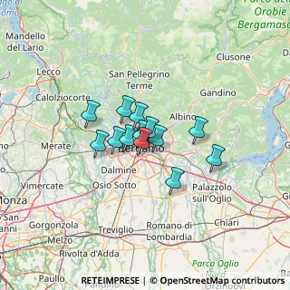 Mappa Via Torretta, 24125 Bergamo BG, Italia (7.81923)