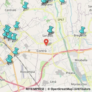Mappa Via Cavallarana, 36030 Sarcedo VI, Italia (3.41556)