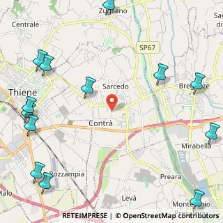 Mappa Via Cavallarana, 36030 Sarcedo VI, Italia (3.33308)