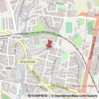 Mappa Via A. Manzoni, 20, 24030 Mozzo, Bergamo (Lombardia)
