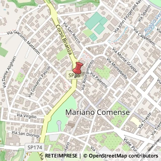 Mappa Corso Brianza, 06, 22066 Mariano Comense, Como (Lombardia)