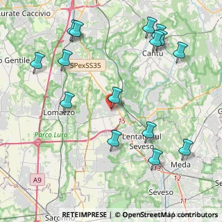 Mappa Via Salvo D'Acquisto, 22072 Cermenate CO, Italia (5.076)