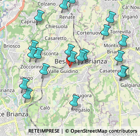 Mappa Via Sant'Anna, 20842 Besana in Brianza MB, Italia (2.218)