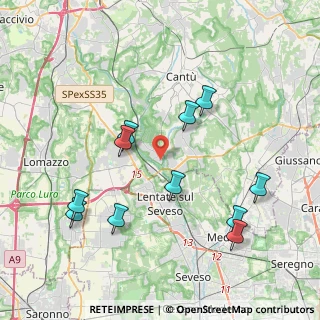 Mappa Via Vittorio Veneto, 22060 Carimate CO, Italia (4.14455)