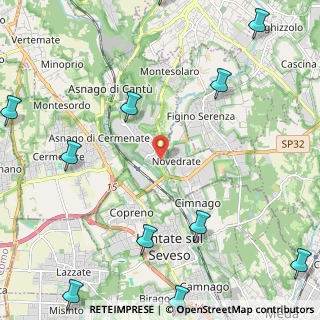 Mappa Via Vittorio Veneto, 22060 Carimate CO, Italia (3.38273)