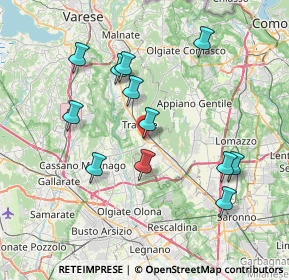 Mappa Retail Park, 21049 Tradate VA, Italia (7.44333)