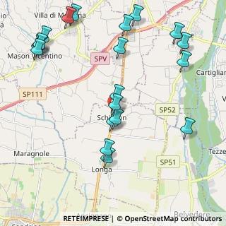 Mappa Via Contrada dell'Osteria, 36060 Schiavon VI, Italia (2.5995)