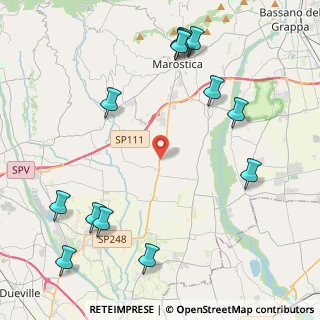 Mappa Via Contrada dell'Osteria, 36060 Schiavon VI, Italia (5.37846)