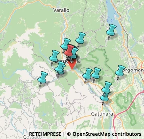 Mappa Centro Commerciale Rondò Regione Torame, 13011 Borgosesia VC, Italia (4.6335)