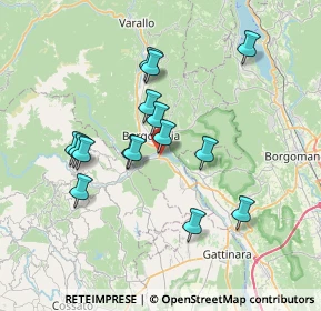 Mappa Centro Commerciale Rondò Regione Torame, 13011 Borgosesia VC, Italia (6.43733)