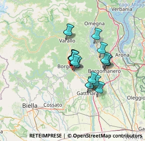 Mappa Centro Commerciale Rondò Regione Torame, 13011 Borgosesia VC, Italia (8.378)
