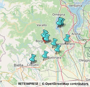 Mappa Centro Commerciale Rondò Regione Torame, 13011 Borgosesia VC, Italia (10.41417)