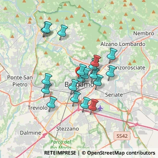 Mappa Via Ezio Zambianchi, 24123 Bergamo BG, Italia (3.01526)