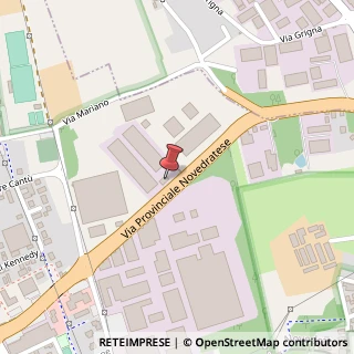 Mappa Strada Provinciale Novedratese, 17/a, 22060 Novedrate, Como (Lombardia)
