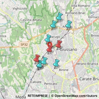 Mappa Via Jesolo, 22066 Mariano Comense CO, Italia (1.56)