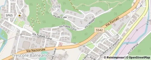 Mappa Trescore Balneario