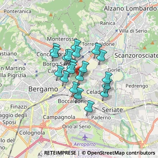 Mappa Circonvallazione delle Valli, 24125 Bergamo BG, Italia (1.18)