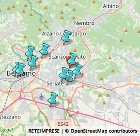 Mappa Viale Fratelli Kennedy, 24066 Pedrengo BG, Italia (3.37545)