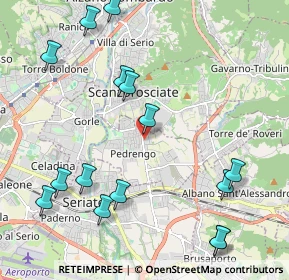 Mappa Viale Fratelli Kennedy, 24066 Pedrengo BG, Italia (2.536)