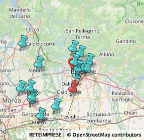 Mappa Via A. Vivaldi, 24030 Mozzo BG, Italia (14.27111)