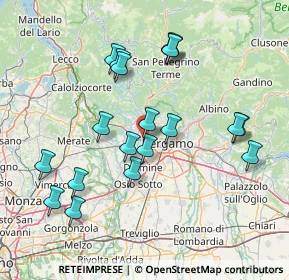 Mappa Via A. Vivaldi, 24030 Mozzo BG, Italia (15.08105)
