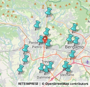 Mappa Via A. Vivaldi, 24030 Mozzo BG, Italia (4.32059)