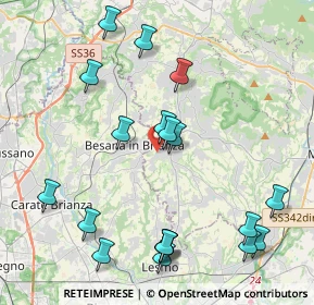 Mappa Via San Giuseppe, 23880 Casatenovo LC, Italia (4.70211)