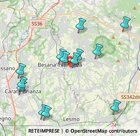 Mappa Via San Giuseppe, 23880 Casatenovo LC, Italia (4.26692)