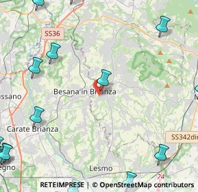 Mappa Via San Giuseppe, 23880 Casatenovo LC, Italia (7.41778)