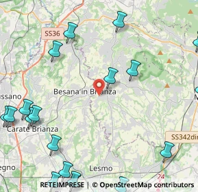 Mappa Via San Giuseppe, 23880 Casatenovo LC, Italia (6.443)