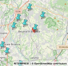 Mappa Via San Giuseppe, 23880 Casatenovo LC, Italia (6.04)