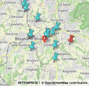 Mappa Via San Giuseppe, 23880 Casatenovo LC, Italia (1.60077)