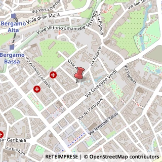 Mappa Via Ezio Zambianchi, 2A, 24121 Bergamo, Bergamo (Lombardia)