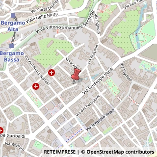 Mappa Via Masone, 10, 24121 Bergamo, Bergamo (Lombardia)