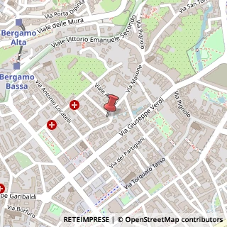 Mappa Via Ezio Zambianchi, 2, 24121 Bergamo, Bergamo (Lombardia)