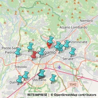 Mappa VIA T.TASSO, 24121 Bergamo BG, Italia (4.26133)