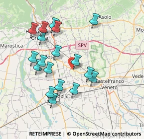 Mappa Via Alessandro Volta, 36028 Rossano Veneto VI, Italia (7.24556)