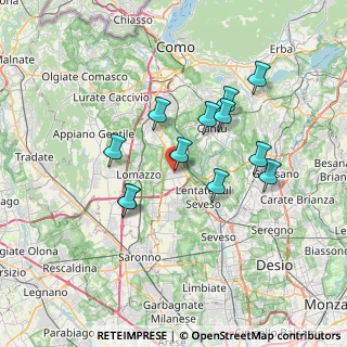 Mappa Via Montessori, 22072 Cermenate CO, Italia (6.25583)
