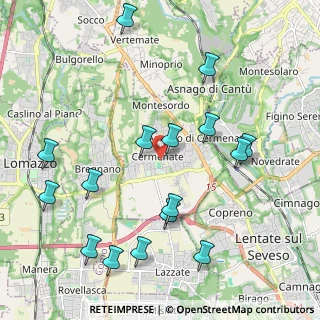Mappa Via Montessori, 22072 Cermenate CO, Italia (2.34125)