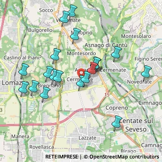 Mappa Via Montessori, 22072 Cermenate CO, Italia (1.9205)