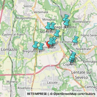 Mappa Via Montessori, 22072 Cermenate CO, Italia (1.59308)